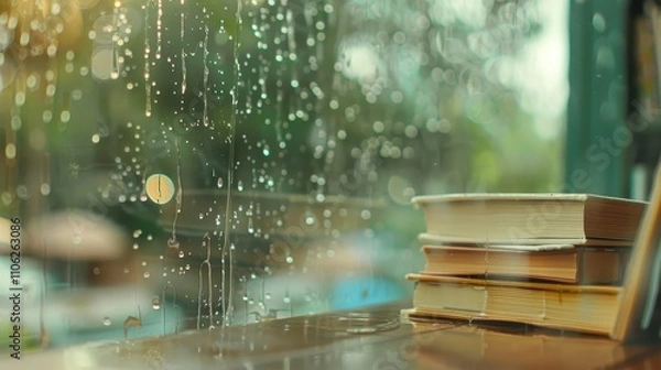 Obraz Rainy Day Reading.