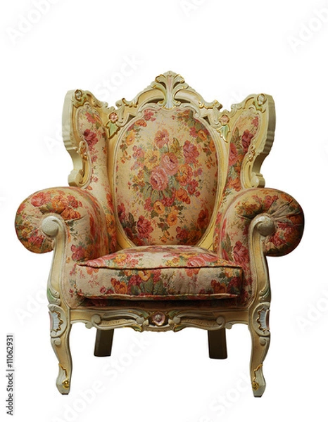 Obraz Classical chair w/ clipping path