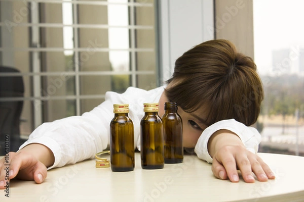 Obraz 疲れた若い女性