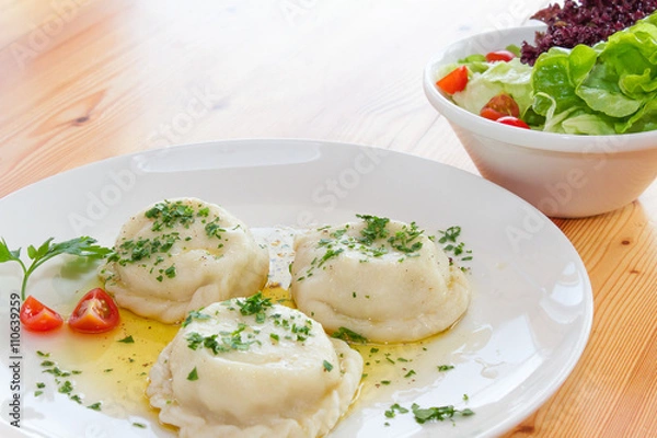 Obraz Topfennudel - Käsnudel - Kärntnernudel