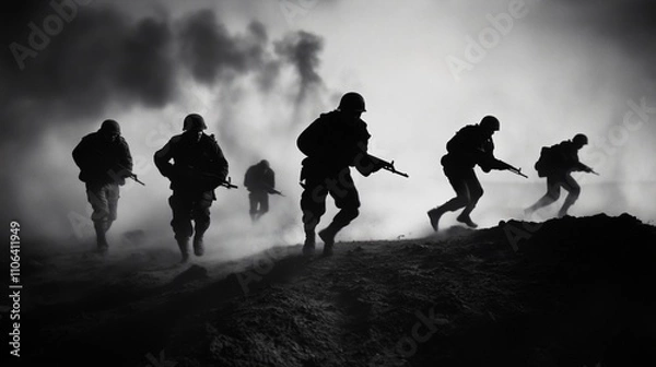 Fototapeta Into the Smoke