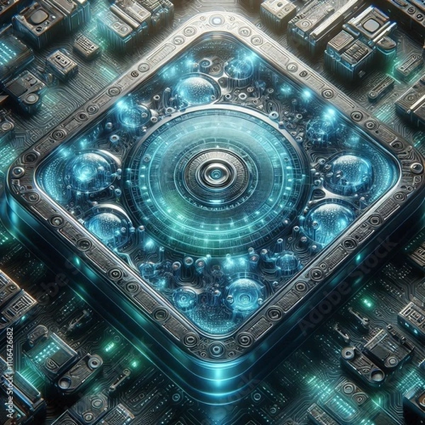 Obraz Futuristic Cybernetic Core