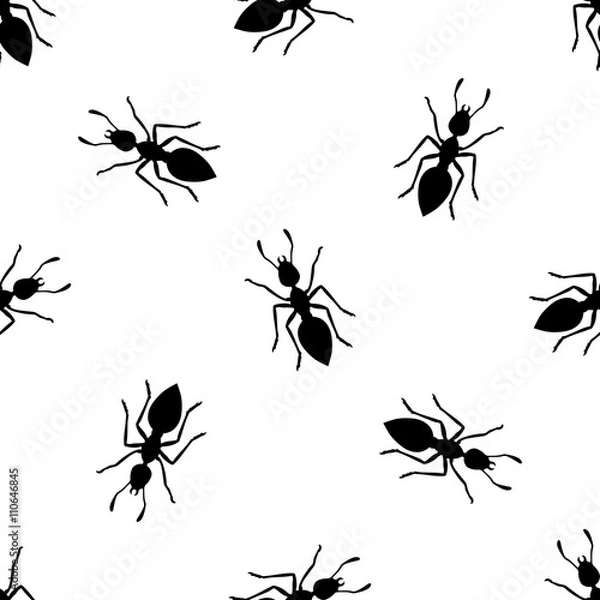 Fototapeta Ants background patter