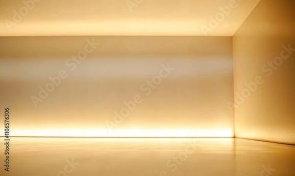 Obraz Minimalist Beige Background for Product Display with Soft Lighting and Smooth Texture