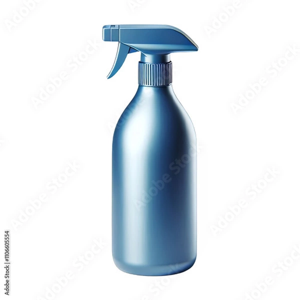 Obraz Cleaning spray bottle isolated on transparent background