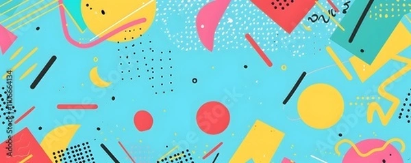Obraz Abstract Colorful Geometric Pattern Design