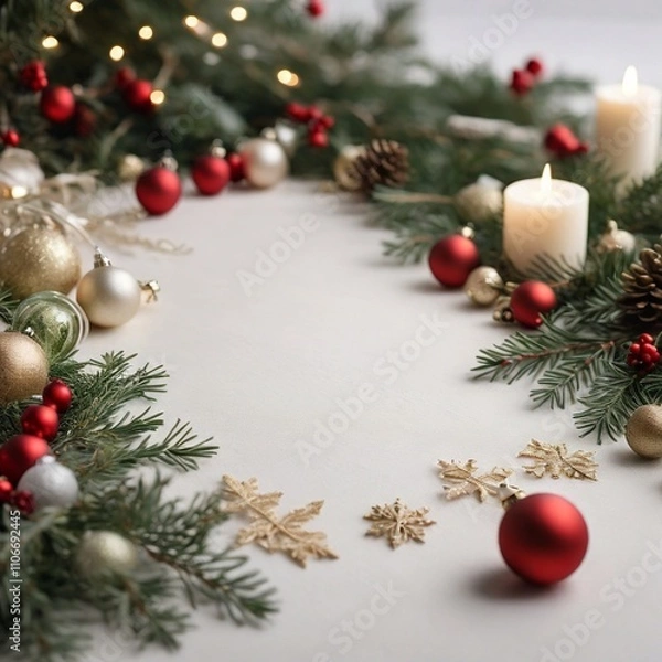 Fototapeta CHRISTMAS TEMPLATE
