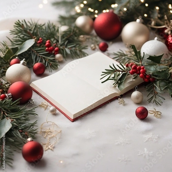 Fototapeta CHRISTMAS TEMPLATE
