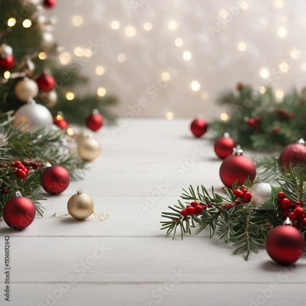 Fototapeta CHRISTMAS TEMPLATE
