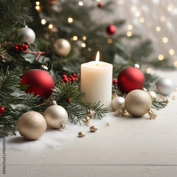 Fototapeta CHRISTMAS TEMPLATE
