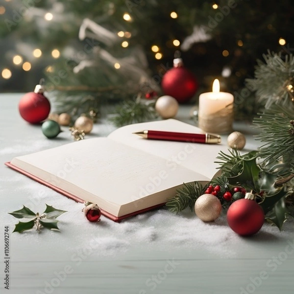 Fototapeta CHRISTMAS TEMPLATE
