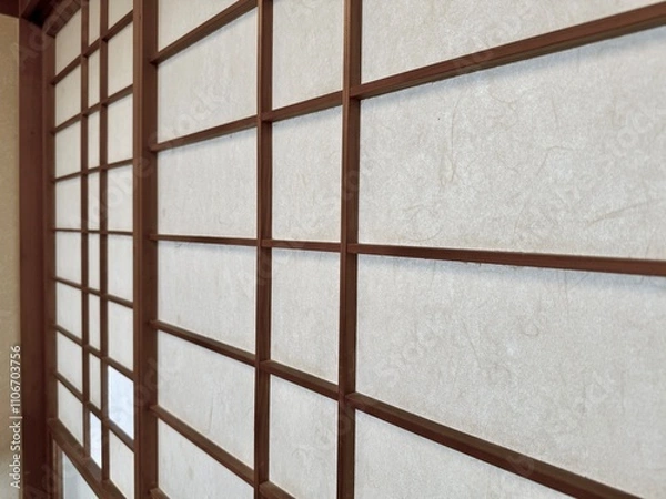 Obraz 和室の障子