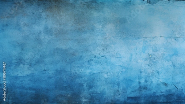 Fototapeta Blue Paint Wall Background Texture