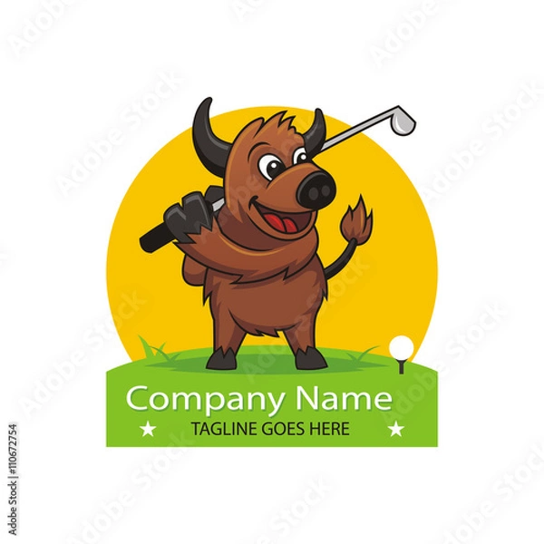 Obraz Buffalo Golf Logo