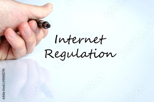 Fototapeta Internet regulation text concept