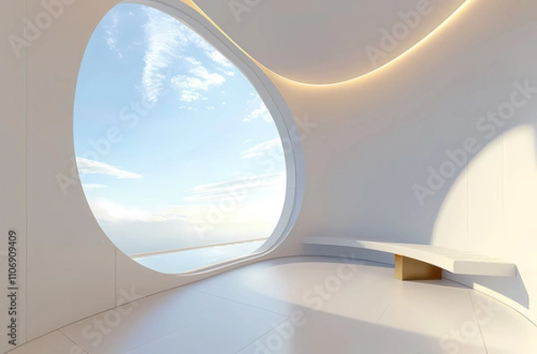 Fototapeta Minimal architectural space