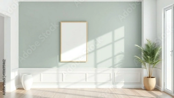 Fototapeta empty room with window