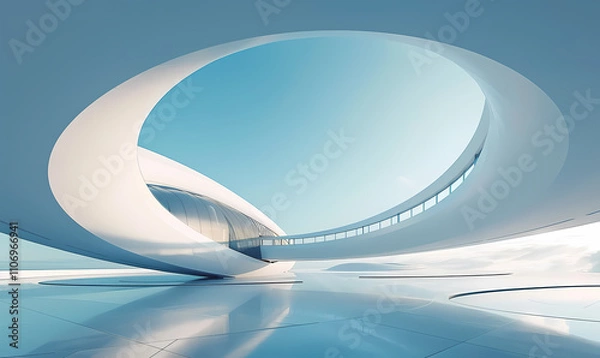 Fototapeta Minimal architectural space