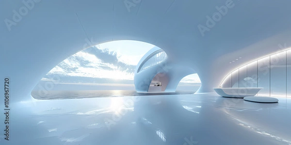 Fototapeta Minimal architectural space