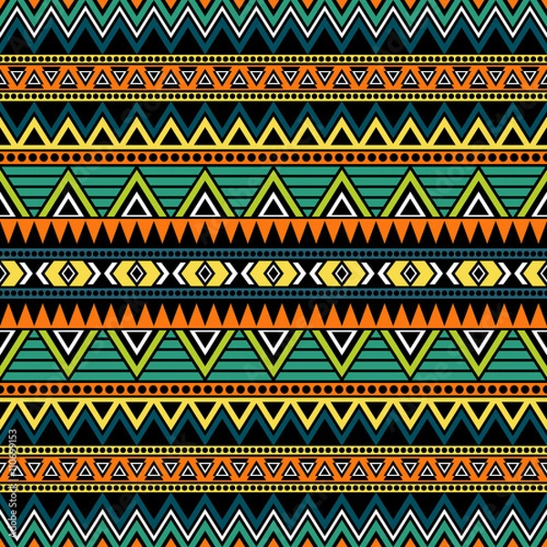 Fototapeta Seamless aztec pattern