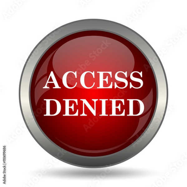 Obraz Access denied icon