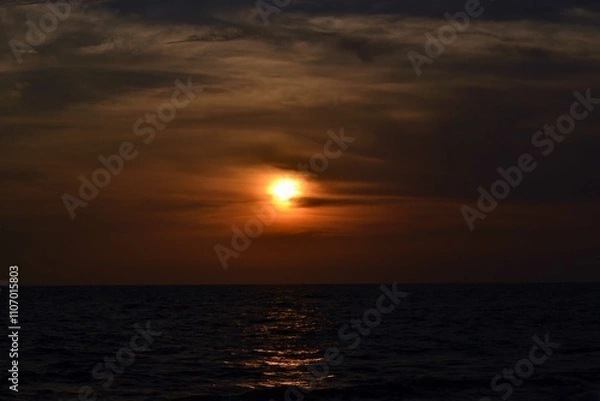 Obraz sunset over the sea