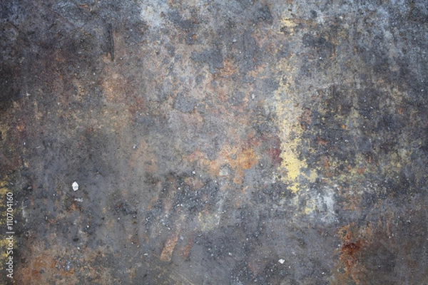 Obraz Rusty iron plate texture background