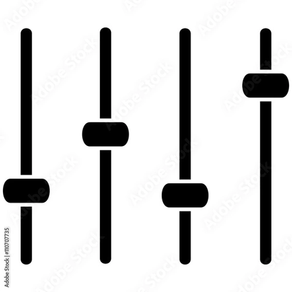 Fototapeta Sound mixer icon