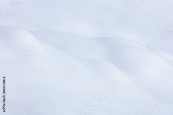 Fototapeta Shapes in the snow