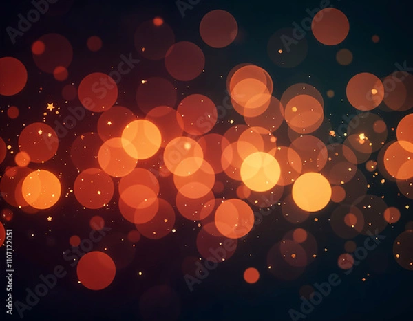 Obraz a glitter vintage lights background