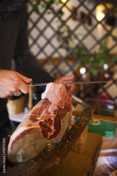 Obraz Slovenia, ham, local cusine