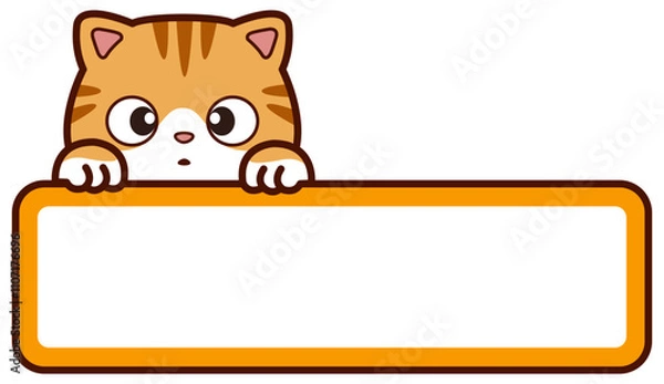 Fototapeta 고양이 이름표