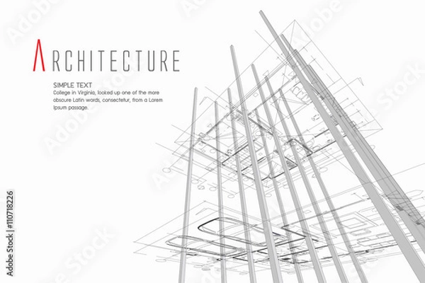 Fototapeta Architecture Background