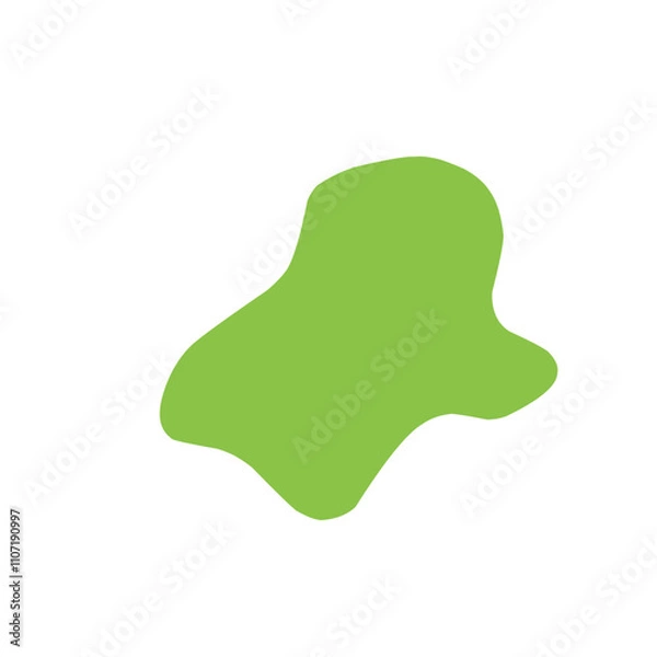 Obraz puddle of green liquid