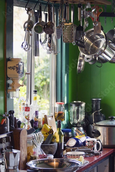 Obraz kitchen clutter 04