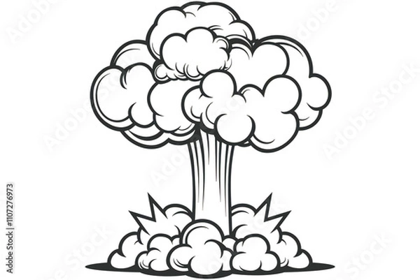 Fototapeta bomb explosion