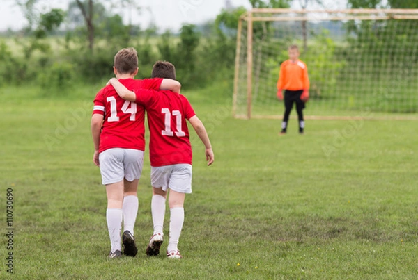 Obraz Kid soccer team