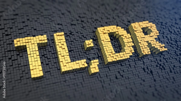 Obraz TLDR cubics acronym