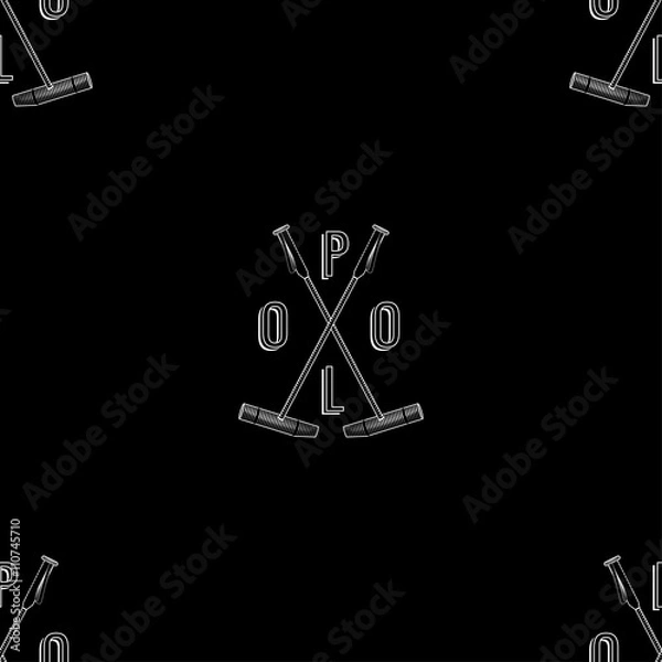 Fototapeta Vector polo seamless pattern