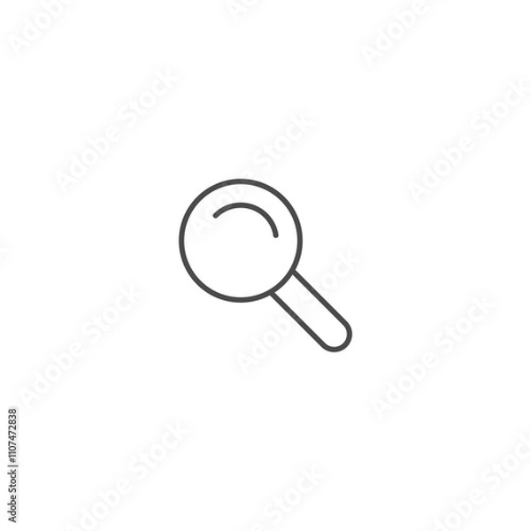 Obraz Search icon template vector illustration