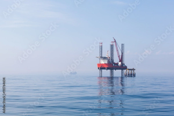 Obraz Oil platform in Norway