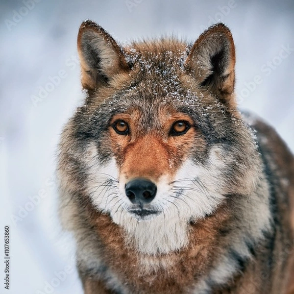 Obraz grey wolf portrait