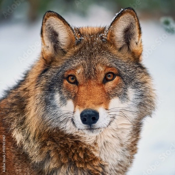 Obraz wolf in snow 