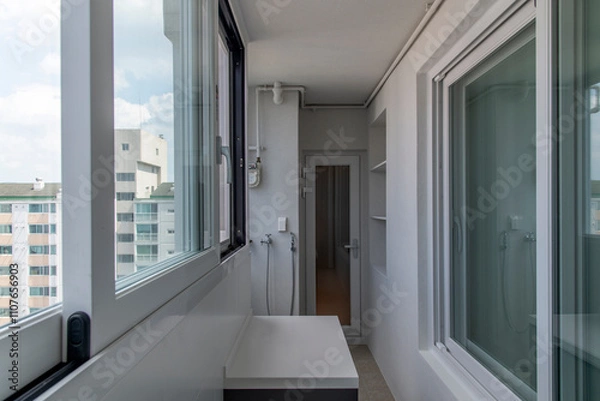 Obraz interior of the balcony in the apartment
