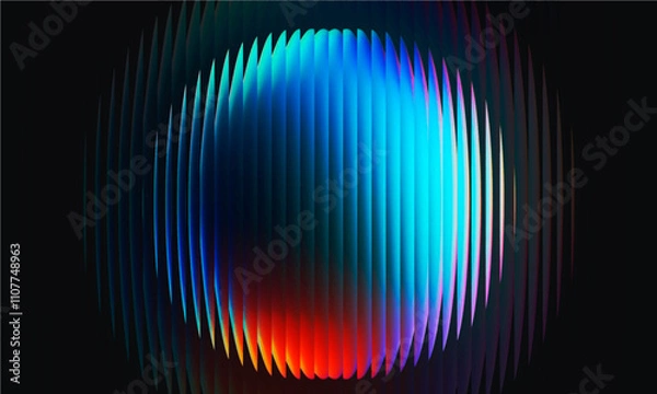 Fototapeta Multicolored glass texture for banner, wallpaper, template, print.