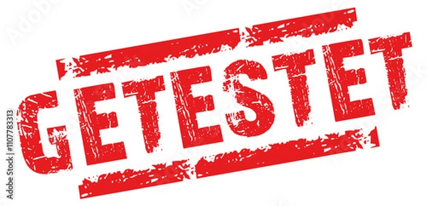 Obraz Stempel GETESTET.