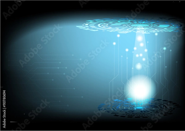 Obraz technology background vector illustrator design