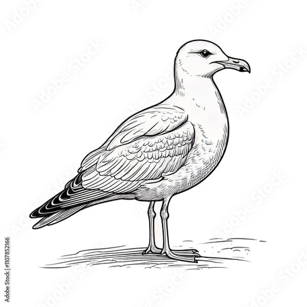 Obraz Seagull Sketch