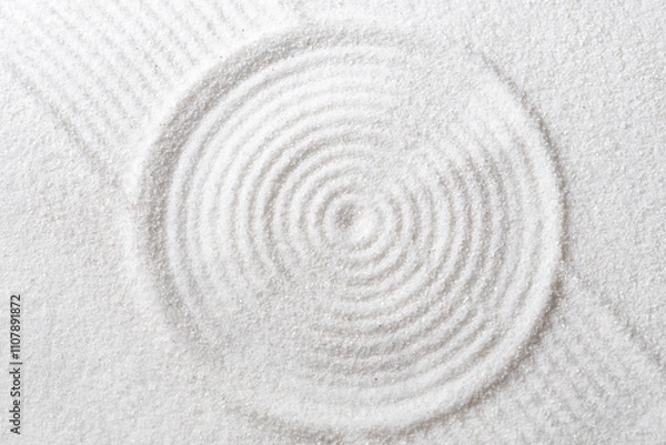 Obraz White sand circle
