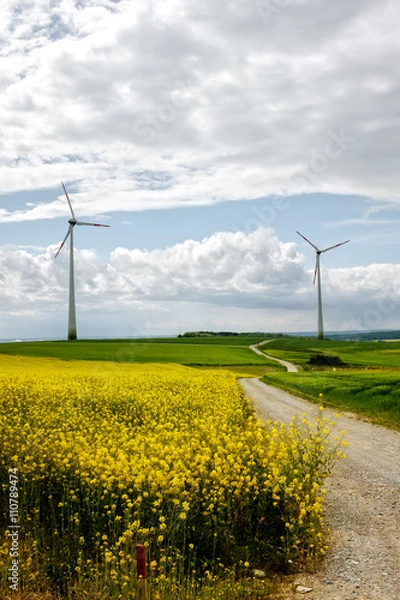 Obraz Windenergie